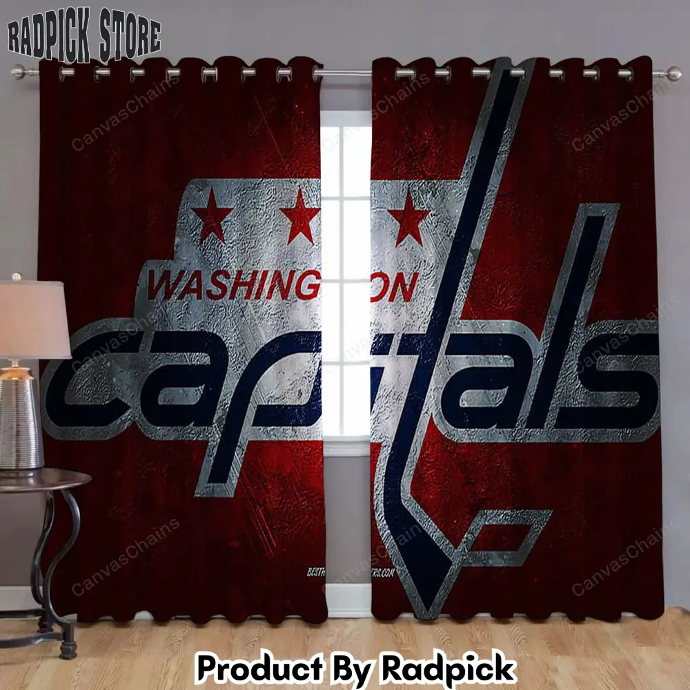 Radpick washington capitals window curtains american hockey team red stone washington capitals curtains living room curtains for window rp852126